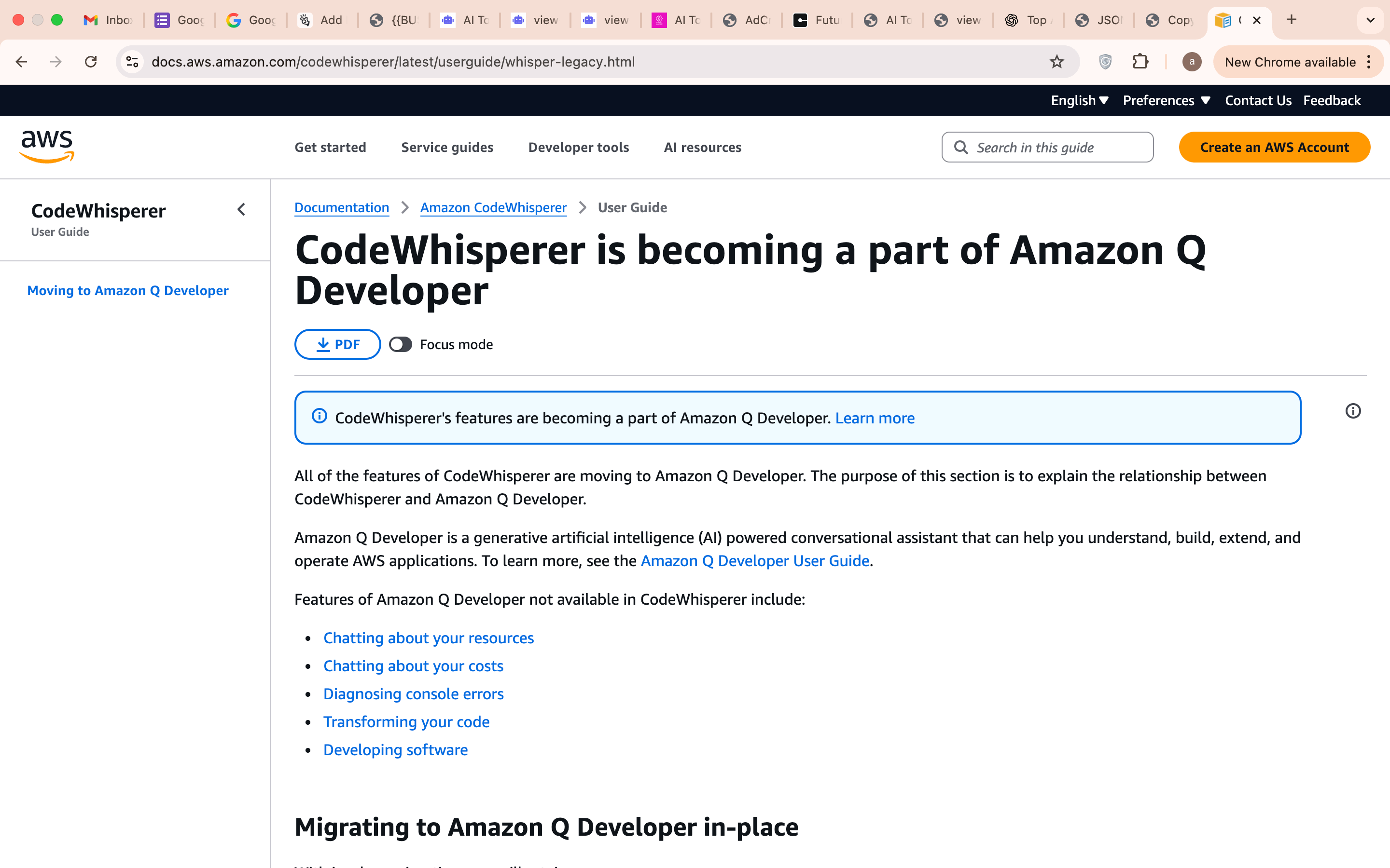 Amazon CodeWhisperer